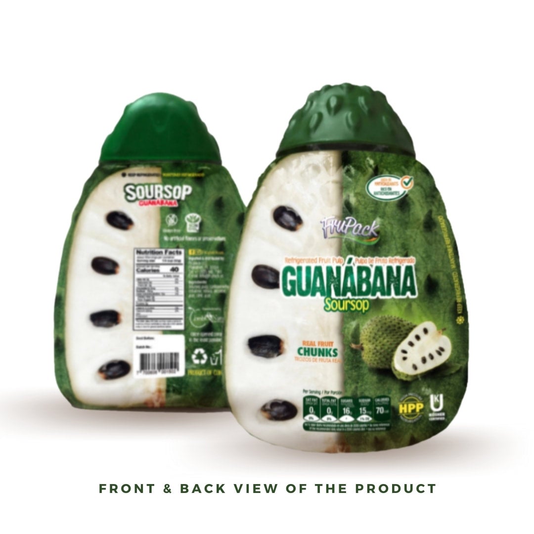 Guanabana Fruit Pulp Frupack | Guanábana Fruit 100% Natural